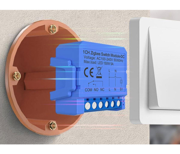 Avatto Inteligentny 1-kanałowy moduł przełącznika ZigBee DC  ZWSM16 - 1510618 - zdjęcie 4